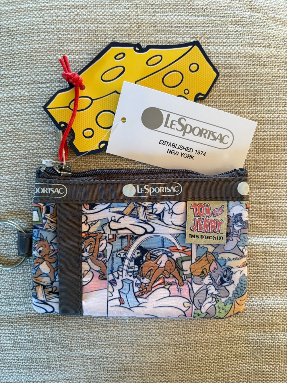 LeSportsac Tom & Jerry ID Card Case